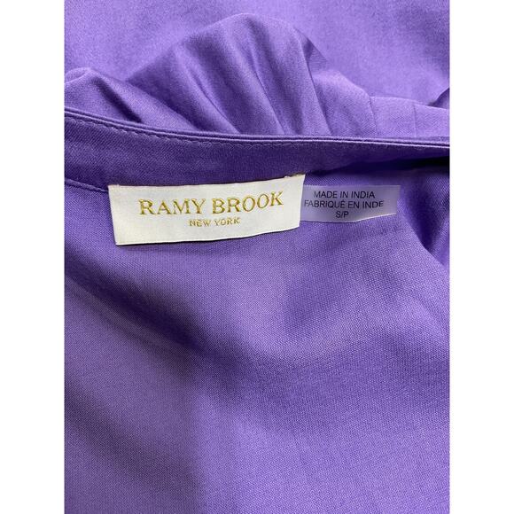 Ramy Brook 'Arsola' Purple Cotton Dress Size S - Picture 4 of 5